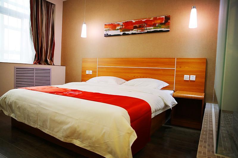 Tumu Thank Inn Chain Hotel Zhangjiakou Huailai County Shacheng Railway Station מראה חיצוני תמונה